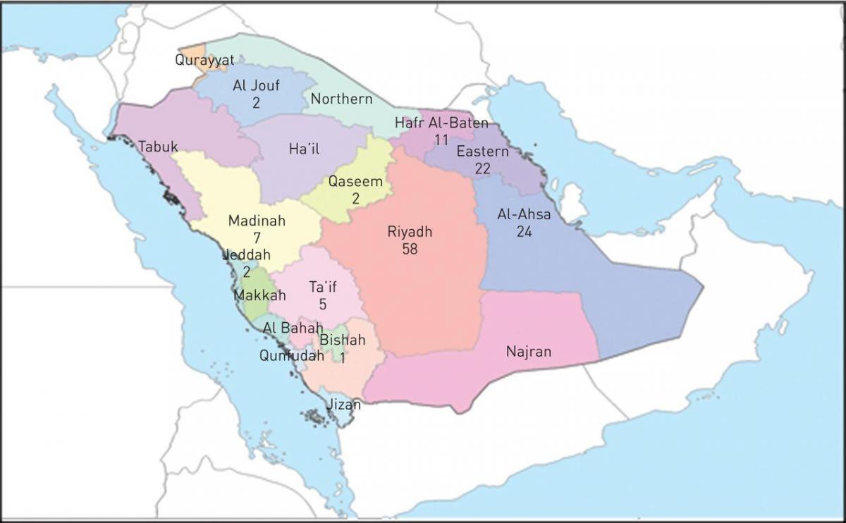 Harta de al ahsa Arabia Saudită