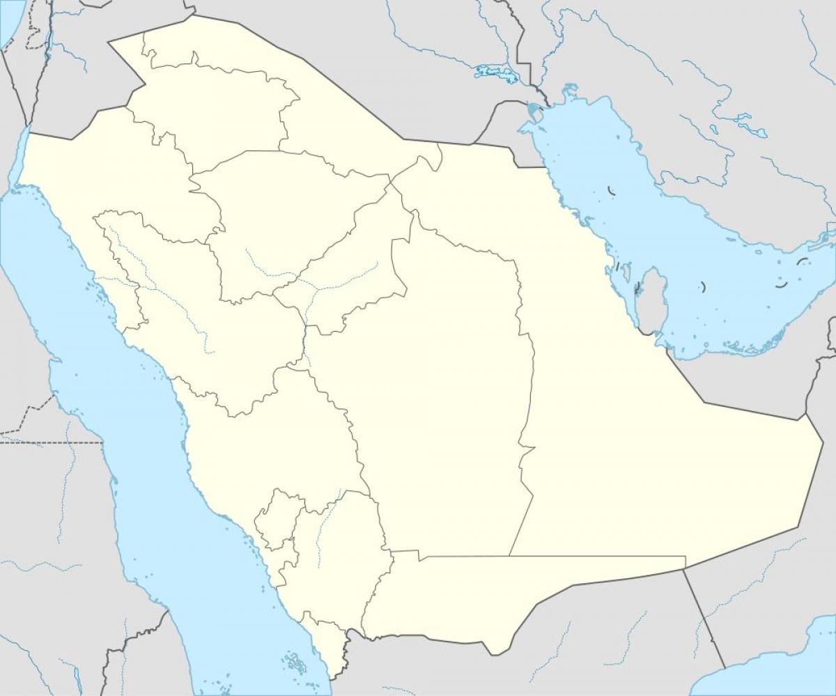 Harta de Arabia Saudită în