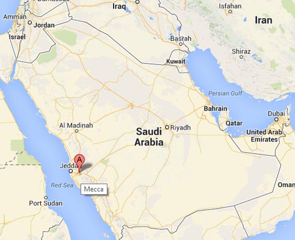 Harta mecca, Arabia Saudită