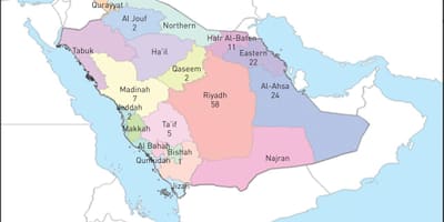 Harta de al ahsa Arabia Saudită