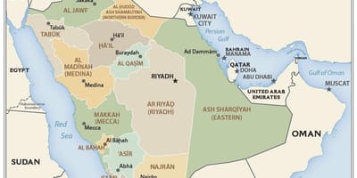 Qassim Arabia Saudită hartă