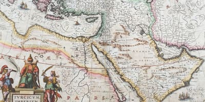 Harta veche din Arabia Saudită