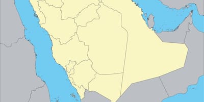 Harta Arabia Saudită contur