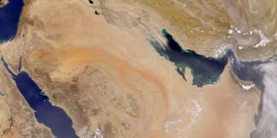 Harta Arabia Saudită prin satelit