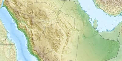 Harta Arabia Saudită munți