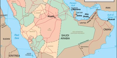 Harta Arabia Saudită provincii