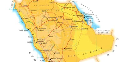 Dammam KSA hartă