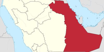 Harta eastern province, Arabia Saudită