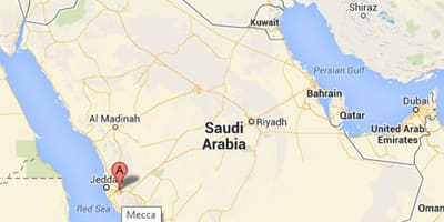 Harta mecca, Arabia Saudită