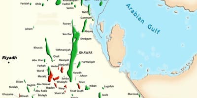Harta manifa Arabia Saudită