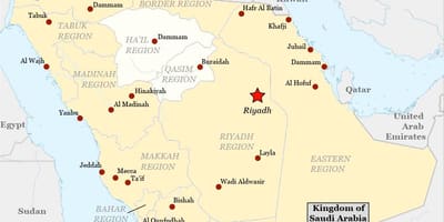 Harta najran, Arabia Saudită