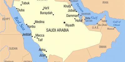 Riyadh KSA hartă